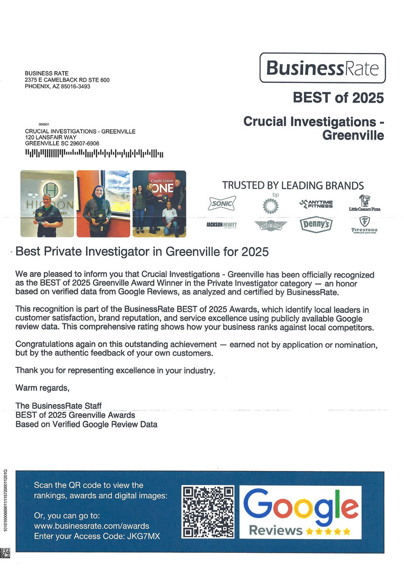 Best of 2025 - Crucial Investigations